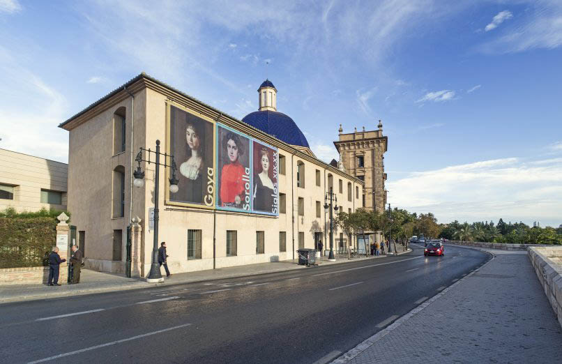 Musée des beaux arts, jardin Turia à Valencia