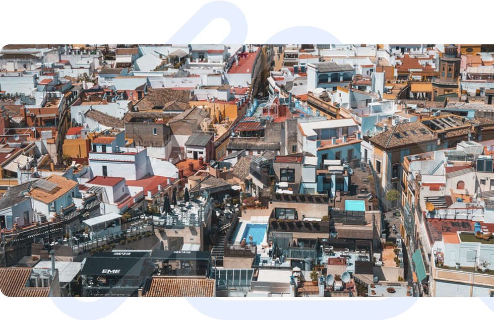 Panoramique de la ville de Séville