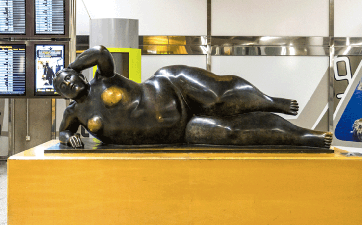 Femme allongée de Fernando Botero
