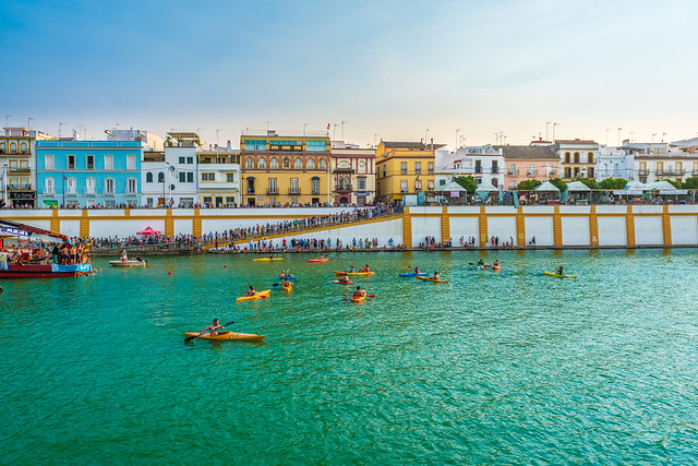 competition de canoe kayak à Seville