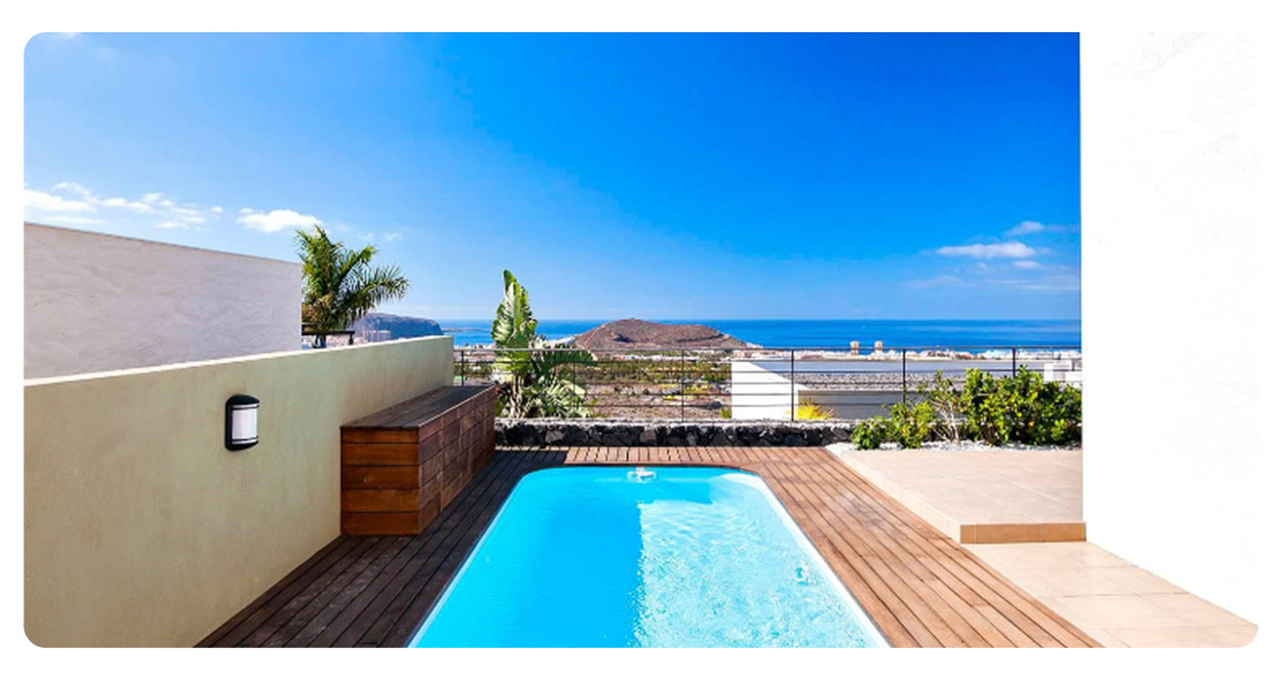 acheter maison ville canaries costa adeje tenerife terrasse piscine