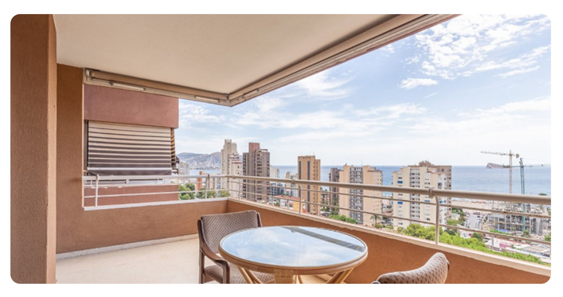 acheter appartement benidorm vue mer terrasse vue