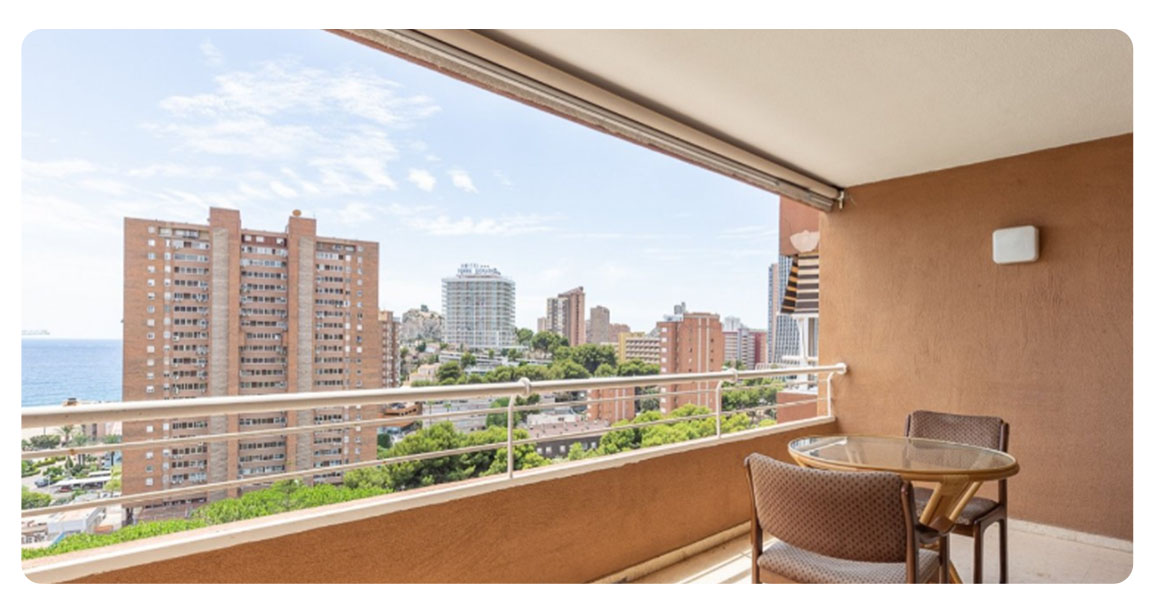 acheter appartement benidorm vue mer terrasse