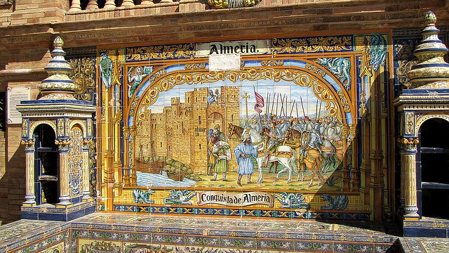 fresque historique à Almeria